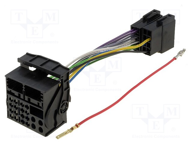 Connector; radio,ISO; Mercedes; PIN: 16