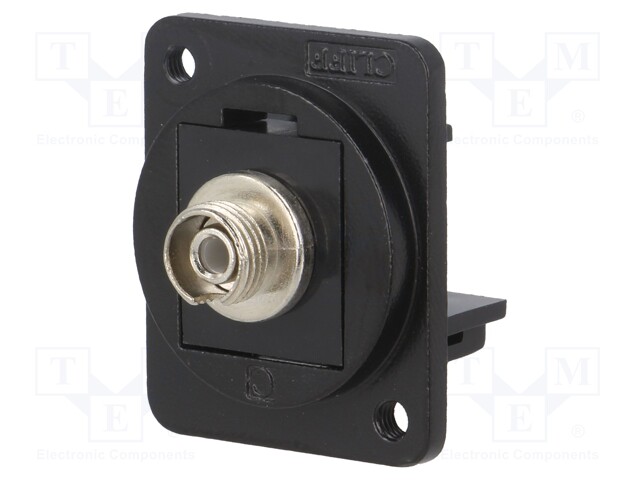 Connector: fiber optic; coupler; both sides,FC; Mat: metal