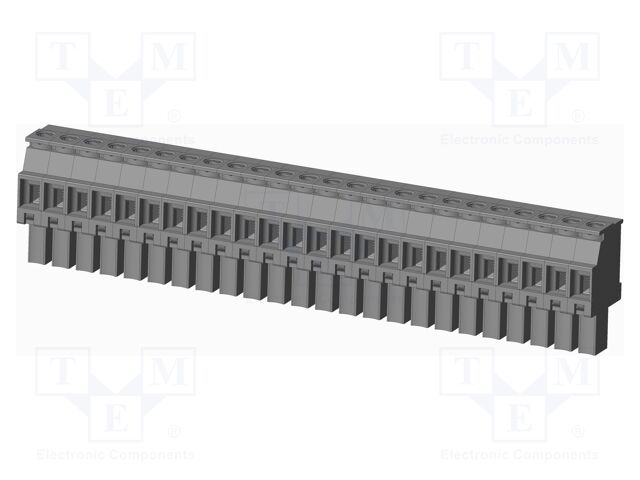 Connector: pluggable terminal block; plug; female; angled 90°