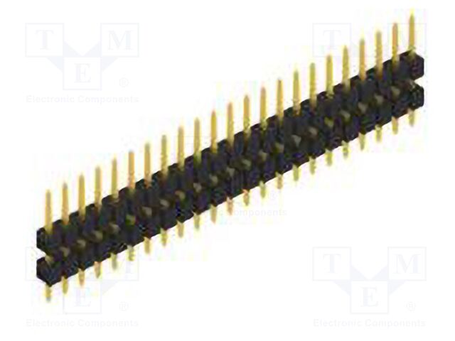 Connector: pin strips; pin header; male; PIN: 23; 2.54mm; THT; 1x23