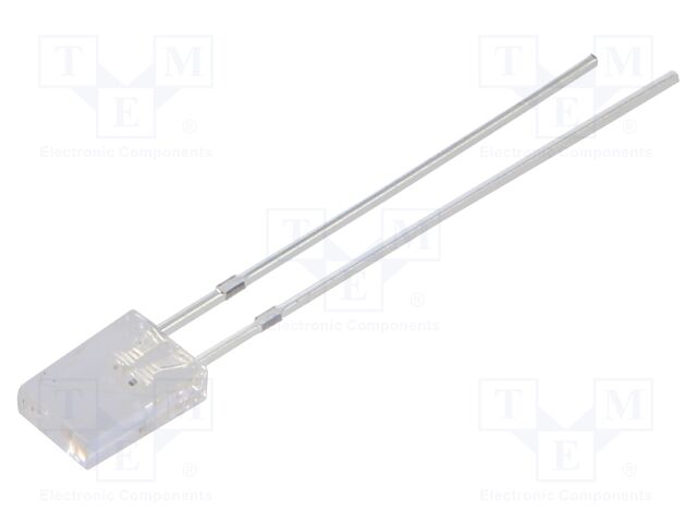 LED; rectangular; 2x5x7mm; bipolar; blue,yellow; 120°; Front: flat
