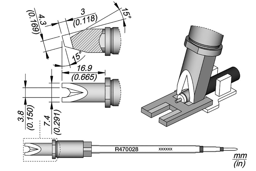 Tip; special; 3.8mm
