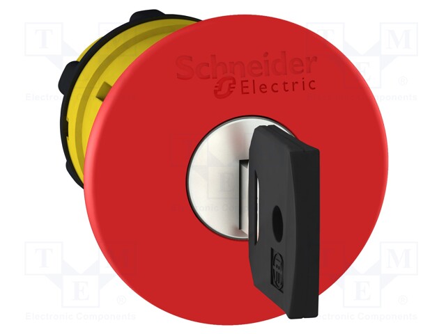 Switch Actuator, Schneider Harmony XB5 Series 22mm Key-Operated Emergency Stop Switches