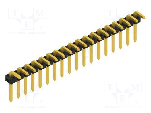 Connector: pin strips; pin header; male; PIN: 18; 2.54mm; THT; 1x18