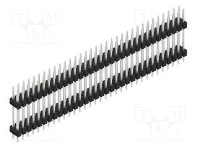 Connector: pin strips; pin header; male; PIN: 66; 2.54mm; THT; 2x33