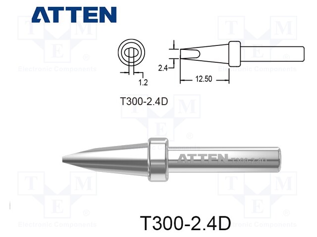 Tip; chisel; 2.4mm; for  soldering iron; SP-H090,ST-9003D