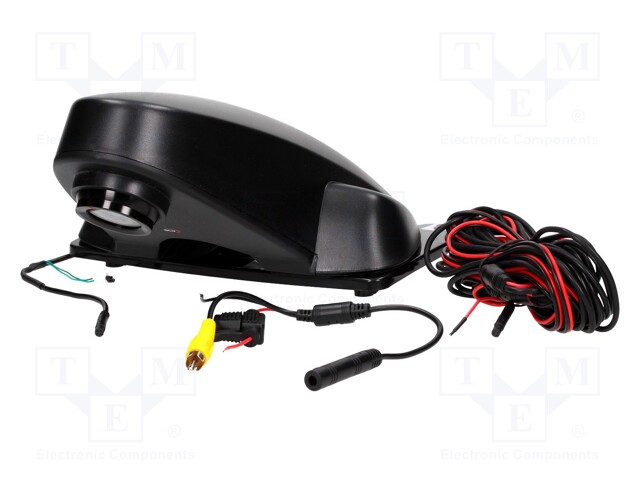 Rear view camera; 53°; Colour: black