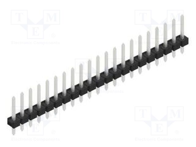 Connector: pin strips; pin header; male; PIN: 21; 2.54mm; THT; 1x21