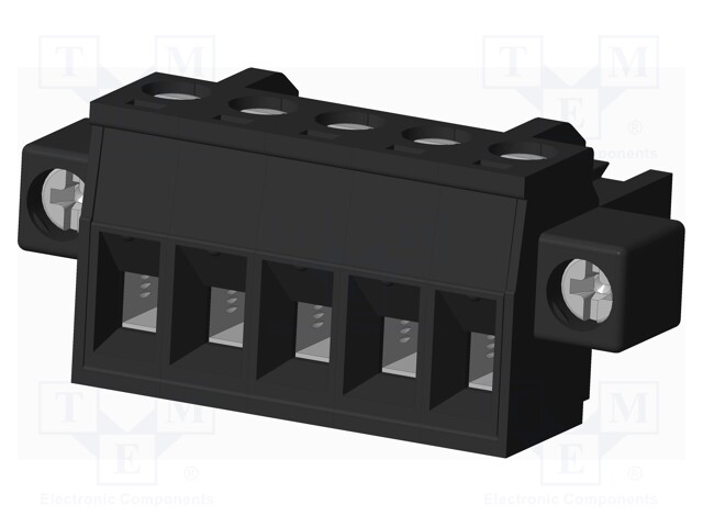 Connector: pluggable terminal block; plug; female; straight; 300V