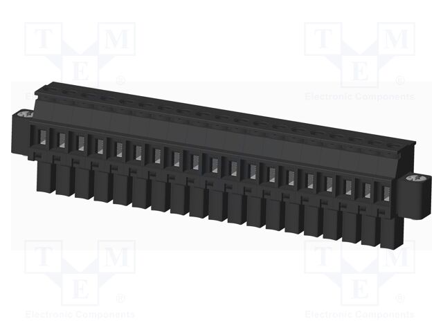 Connector: pluggable terminal block; plug; female; angled 90°