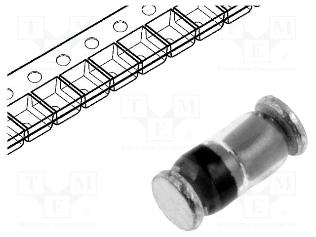 Diode: Zener; 0.4/0.5W; 4.7V; SMD; reel,tape; SOD80C; single diode