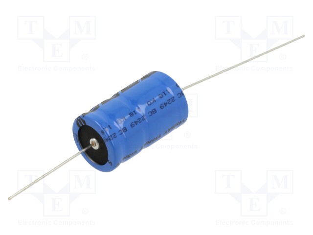 Capacitor: electrolytic; THT; 3.3mF; 16VDC; Ø18x30mm; ±20%
