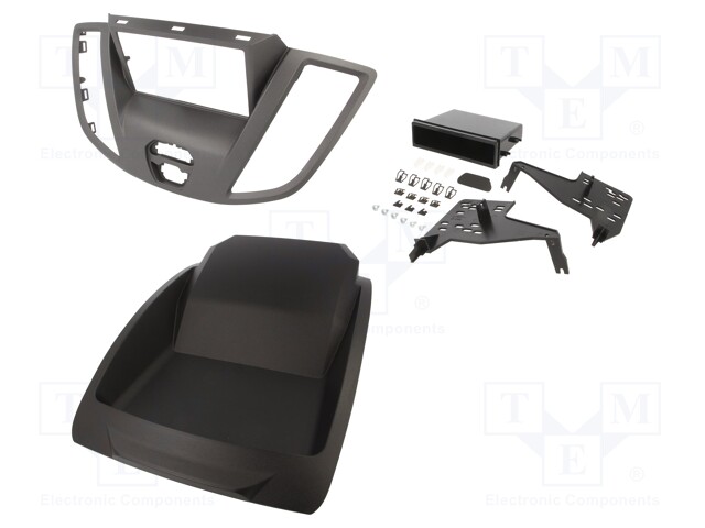 Radio mounting frame; Ford; 1 DIN,2 DIN; grey