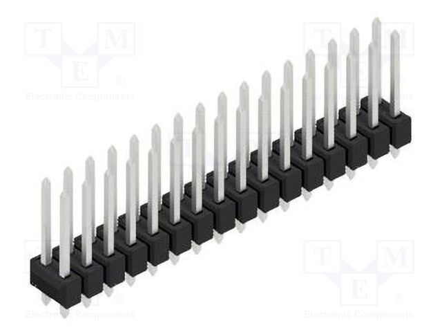 Connector: pin strips; pin header; male; PIN: 32; 2.54mm; THT; 2x16