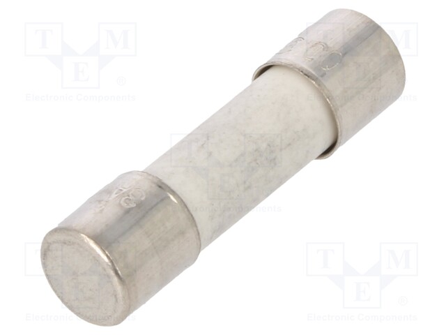 Fuse: fuse; time-lag; 3A; 250VAC; ceramic; 20x5.2mm; brass; bulk