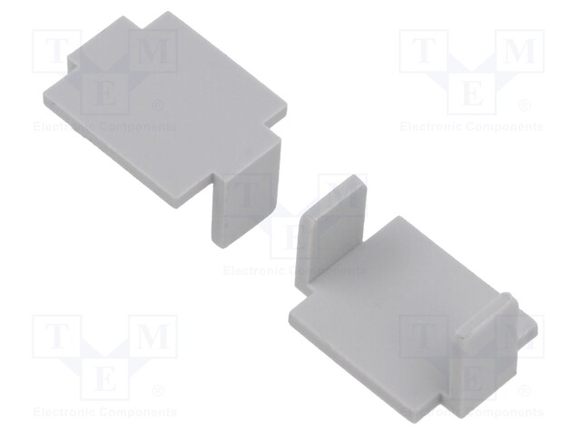 Cap for LED profiles; grey; KOZMA