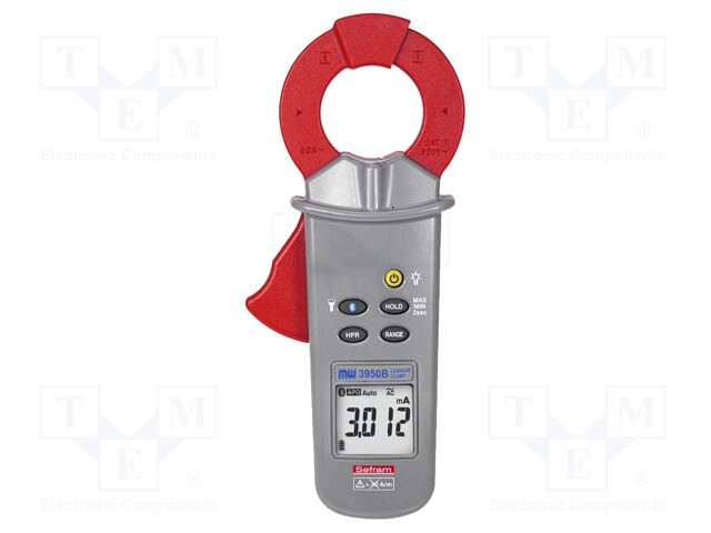 AC digital clamp meter; LCD (6000),with a backlit; 6mA÷60A