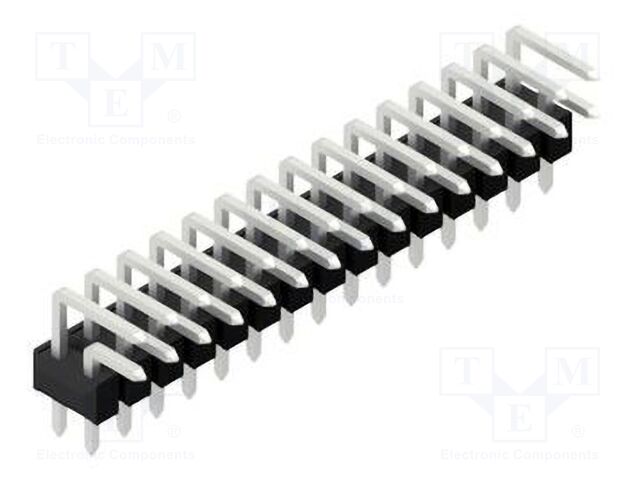 Connector: pin strips; pin header; male; PIN: 30; 2.54mm; THT; 2x15