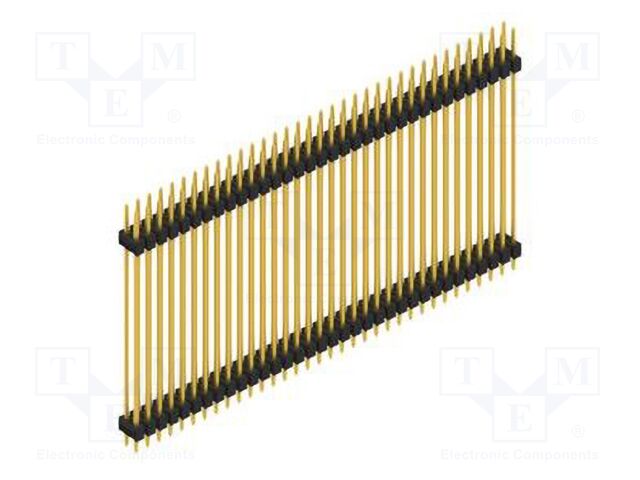 Connector: pin strips; pin header; male; PIN: 68; 2.54mm; THT; 2x34