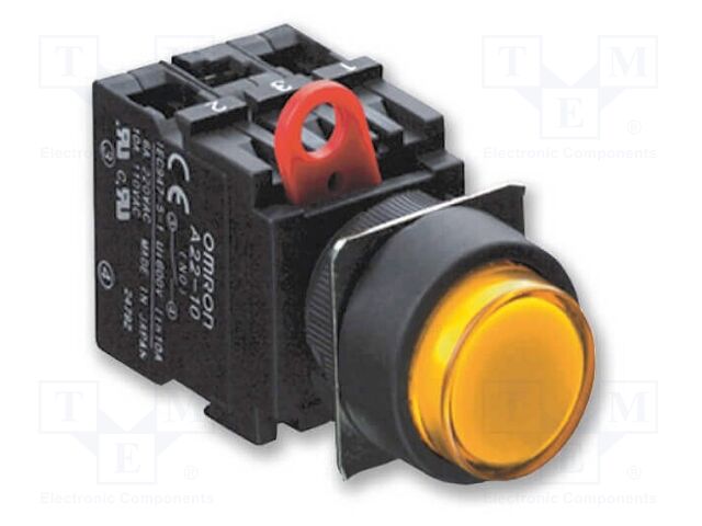 Colour: red; 12VDC; 12VAC; A22; Accessories: illuminating unit