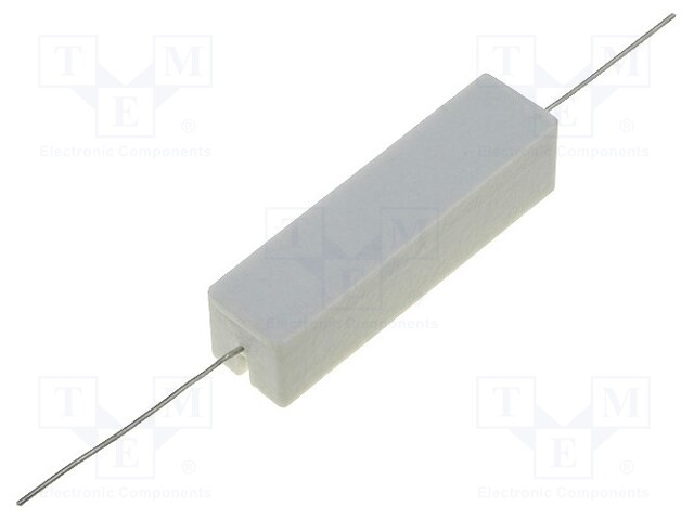 Resistor: wire-wound; cement; THT; 3.6Ω; 15W; ±5%; 48x13x13mm