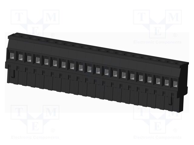Connector: pluggable terminal block; plug; female; angled 90°