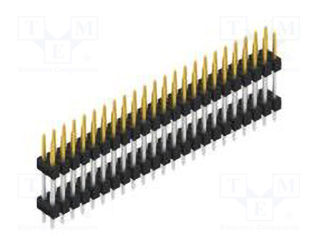 Connector: pin strips; pin header; male; PIN: 46; 2.54mm; THT; 2x23