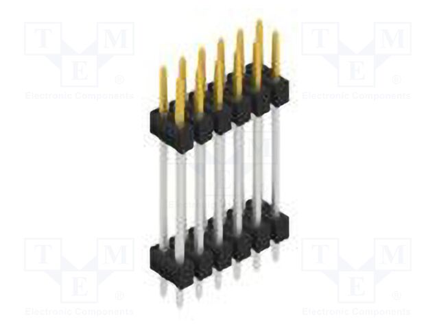 Connector: pin strips; pin header; male; PIN: 12; 2.54mm; THT; 2x6