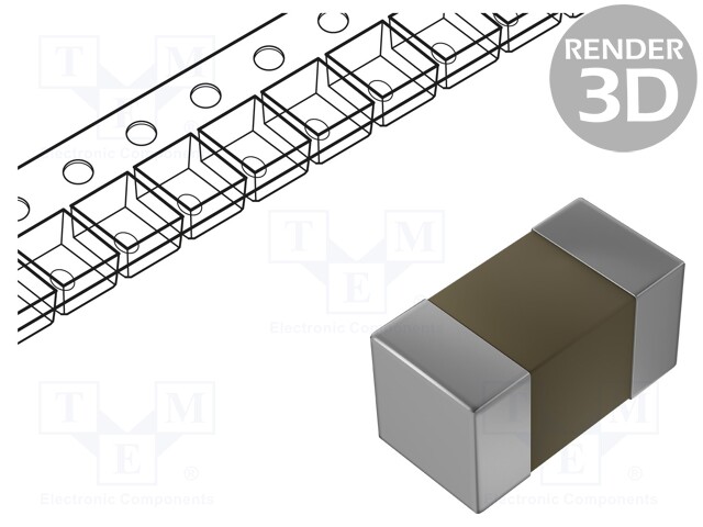 Capacitor: ceramic; MLCC; 470000pF; 2.5VDC; X6T; ±20%; SMD; 01005