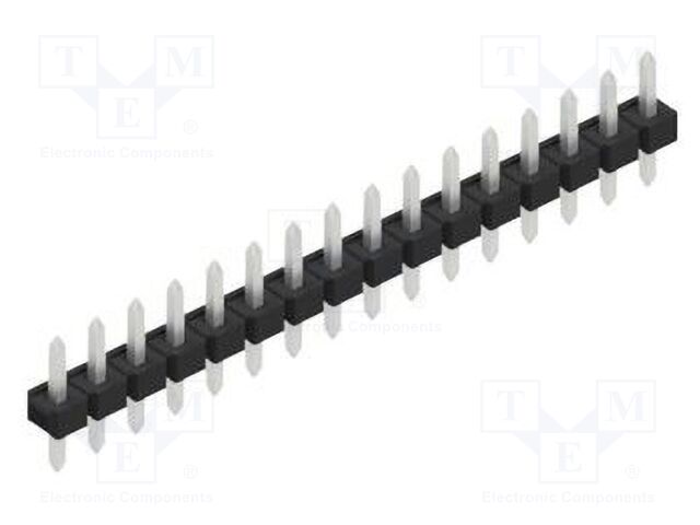 Connector: pin strips; pin header; male; PIN: 16; 2.54mm; THT; 1x16