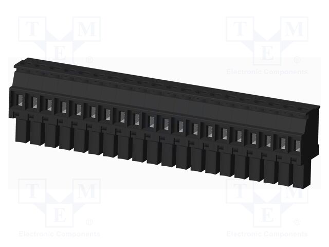 Connector: pluggable terminal block; plug; female; angled 90°