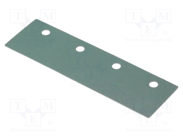Heat transfer pad: silicone; 4 x TO220; 0.4K/W; L: 60mm; W: 18mm