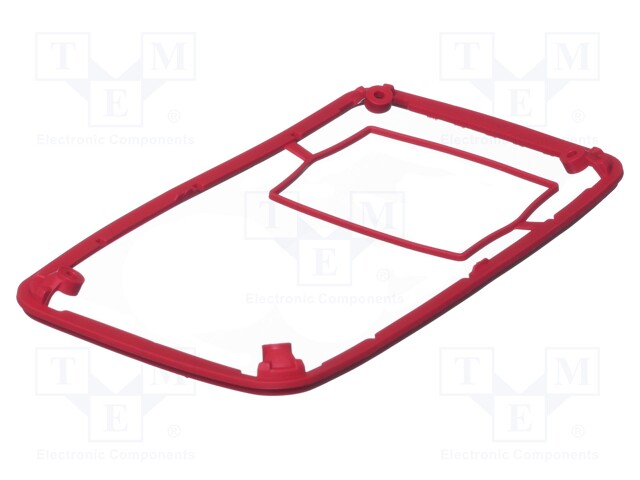 Gasket; elastomer thermoplastic TPE; Series: BoPad; Colour: red