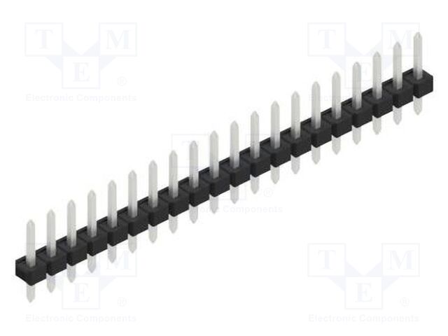 Connector: pin strips; pin header; male; PIN: 20; 2.54mm; THT; 1x20