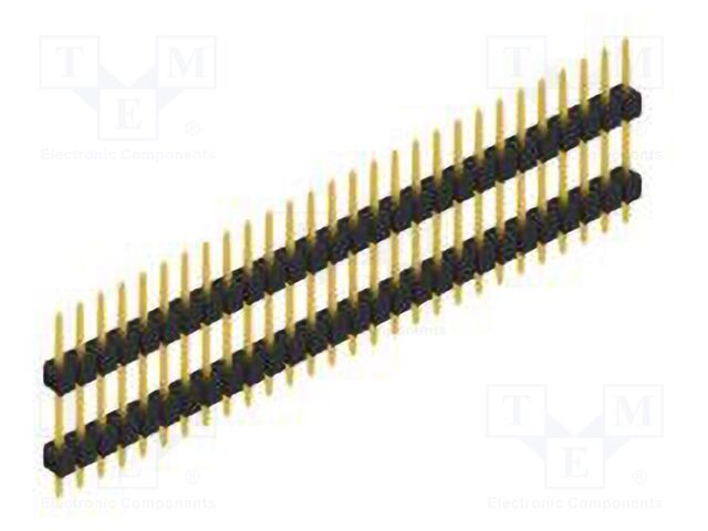 Connector: pin strips; pin header; male; PIN: 28; 2.54mm; THT; 1x28