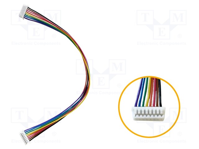 Cable; PIN: 8; Molex; Contacts ph: 1.25mm; Len: 150mm