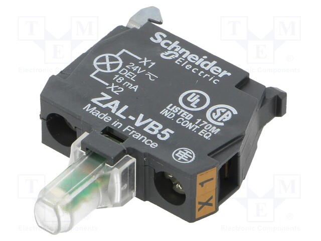 Illuminating unit; 22mm; Harmony XB4; -25÷70°C; Illumin: LED