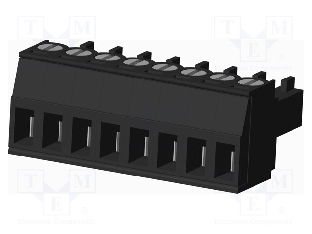 Connector: pluggable terminal block; plug; female; straight; 300V