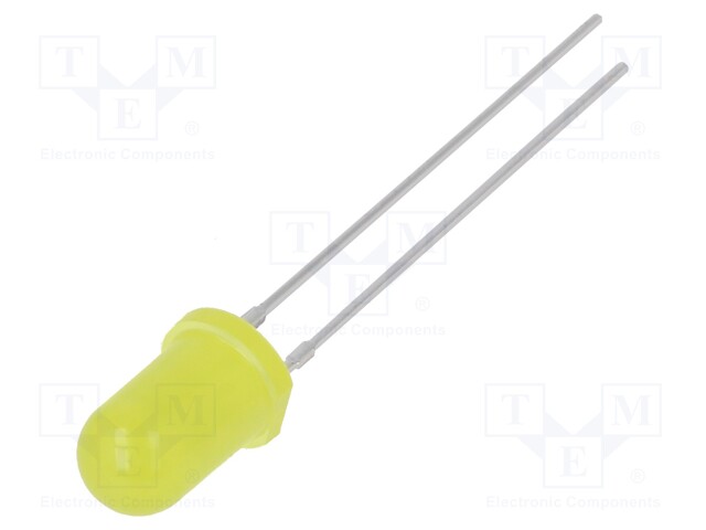 LED; 5mm; yellow; 220÷330mcd; 60°; 3÷5V; 20mA; Variant: blinking