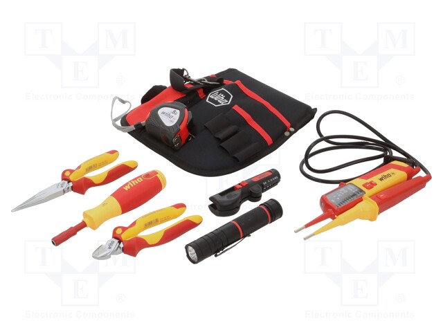 Kit: general purpose; for electricians; Kind: insulated; 14pcs.