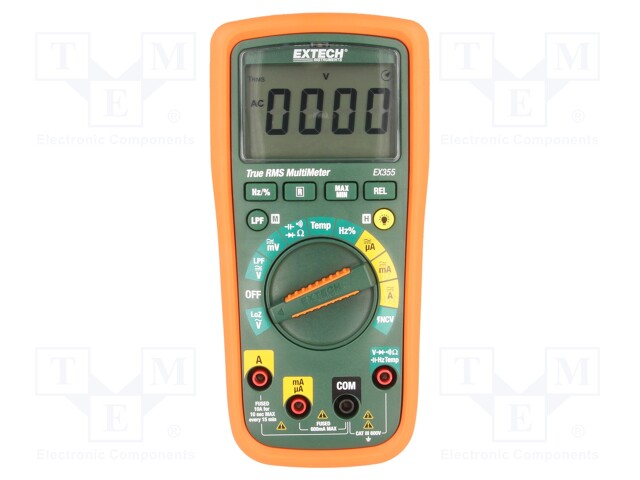 Digital multimeter; LCD (6000); VDC: 60mV,600mV,6V,60V,600V