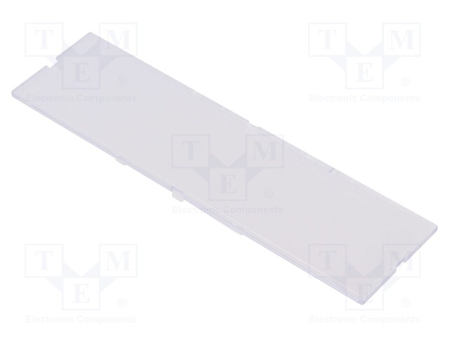 Front panel; without frame,with holder; transparent