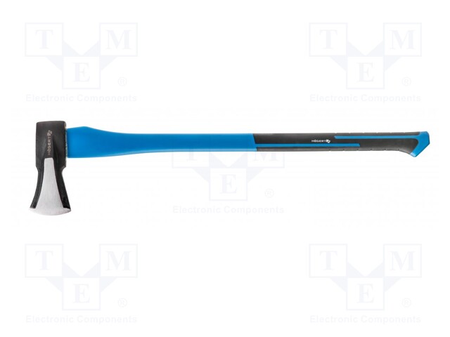 Axe; hardened steel; 743mm; 2kg; fiberglass