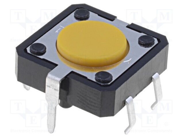 Microswitch TACT; SPST-NO; Pos: 2; 0.05A/24VDC; THT; none; 2.55N