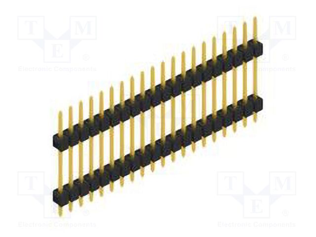 Connector: pin strips; pin header; male; PIN: 20; 2.54mm; THT; 1x20