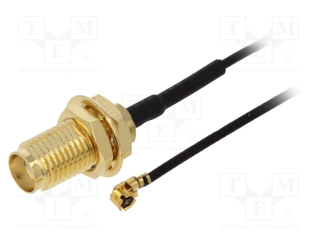 Cable-adapter; female,IPX,SMA; -40÷85°C; 500mm