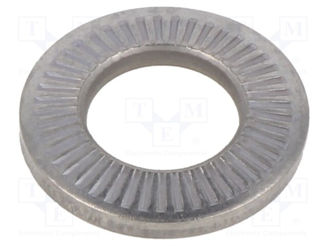 Washer; internally serrated; M8; D=16mm; h=2.2mm; BN 21206