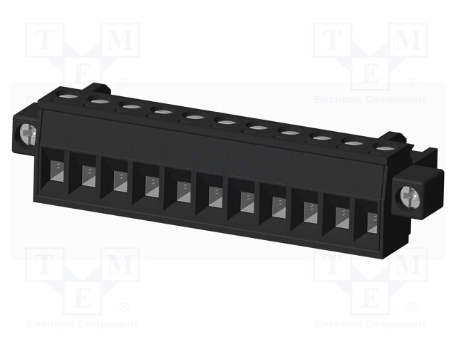 Connector: pluggable terminal block; plug; female; straight; 5mm