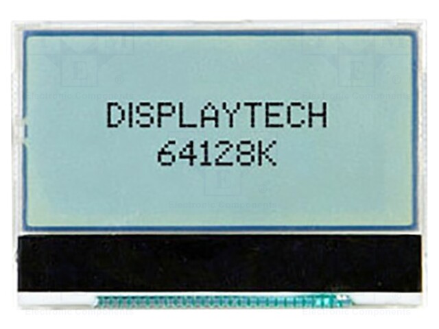 Display: LCD; graphical; 128x64; FSTN Positive; 58.2x41.7x8.5mm