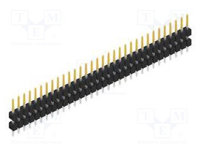 Connector: pin strips; pin header; male; PIN: 32; 2.54mm; THT; 1x32